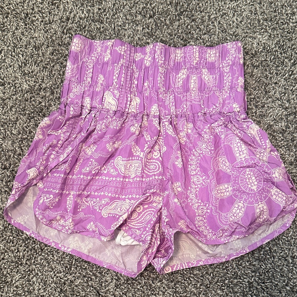 Purple Paisley Women's Shorts